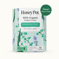 Organic Cotton Cooling Herbal Infusion Regular Liners — Medium Pack